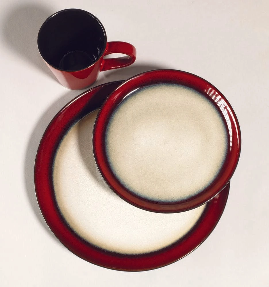 Aria Red 16 Piece Dinnerware Set, Service For 4 5 Aria Red 16 Piece Dinnerware Set, Service For 4 - Image 3