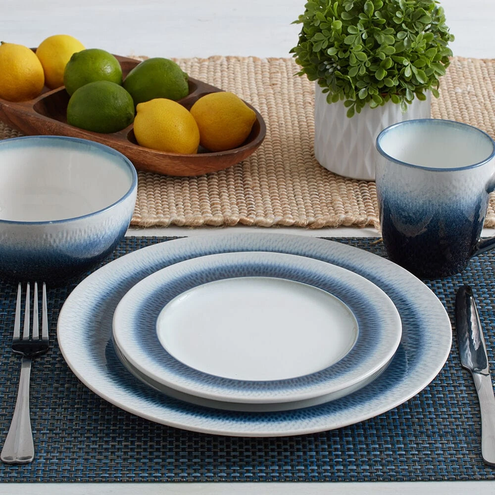 Eclipse Blue 16 Piece Dinnerware Set, Service For 4 4 Eclipse Blue 16 Piece Dinnerware Set, Service For 4 - Image 2