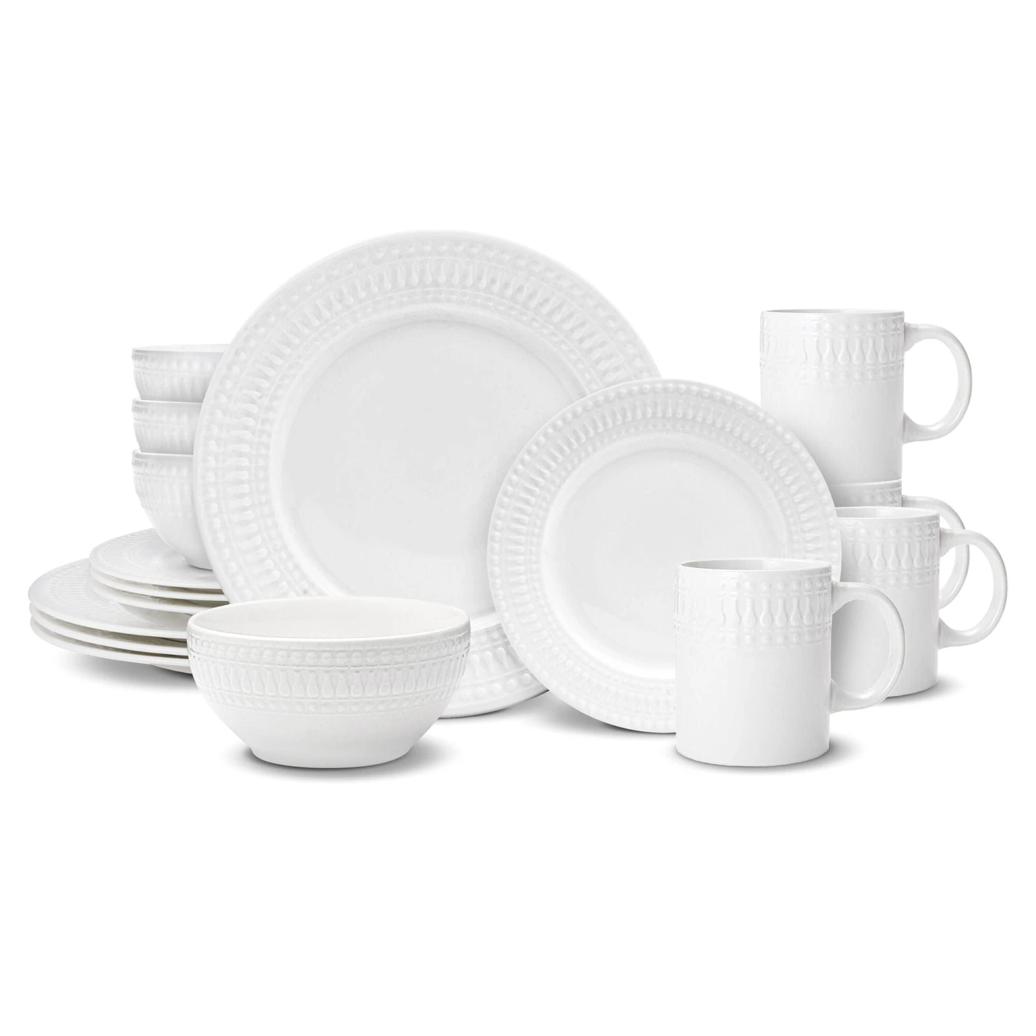 Cassandra 16 Piece Dinnerware Set, Service For 4 3 Cassandra 16 Piece Dinnerware Set, Service For 4