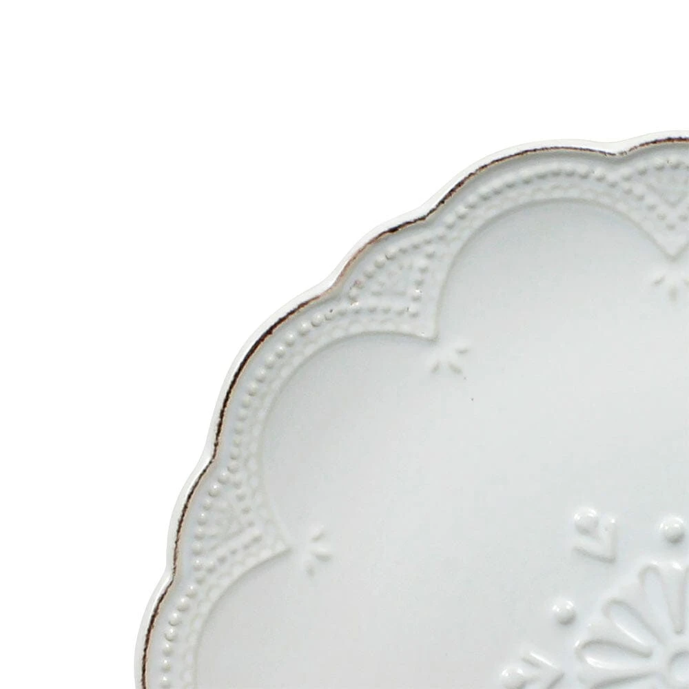 French Lace White Service For 8 With Serveware 6 French Lace White Service For 8 With Serveware - Image 4