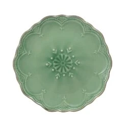 French Lace Set Of 4 Green Salad Plates 9 French Lace Set Of 4 Green Salad Plates -Kitchen Utensils 5211163