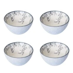 Gabriela Gray 16 Piece Dinnerware Set, Service For 4 -Kitchen Utensils 5216945 CO2