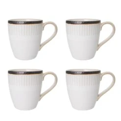 Promenade Column 16 Piece Dinnerware Set, Service For 4 -Kitchen Utensils 5217020 CO1