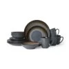 Monroe Gray 16 Piece Dinnerware Set, Service For 4 2 Monroe Gray 16 Piece Dinnerware Set, Service For 4 -Kitchen Utensils 5237442 3Q