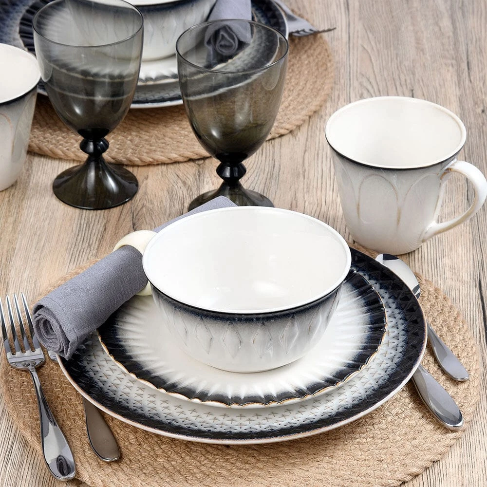 Blake 16 Piece Dinnerware Set, Service For 4 4 Blake 16 Piece Dinnerware Set, Service For 4 - Image 2