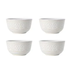 Abby White 16 Piece Dinnerware Set, Service For 4 13 Abby White 16 Piece Dinnerware Set, Service For 4 -Kitchen Utensils 5267392 CO4