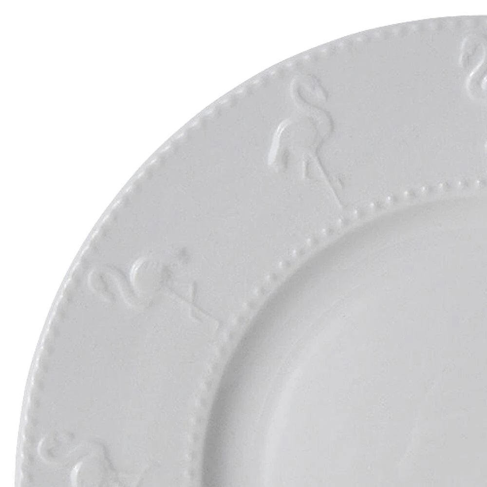 Flamingo White 16 Piece Dinnerware Set, Service For 4 5 Flamingo White 16 Piece Dinnerware Set, Service For 4 - Image 3