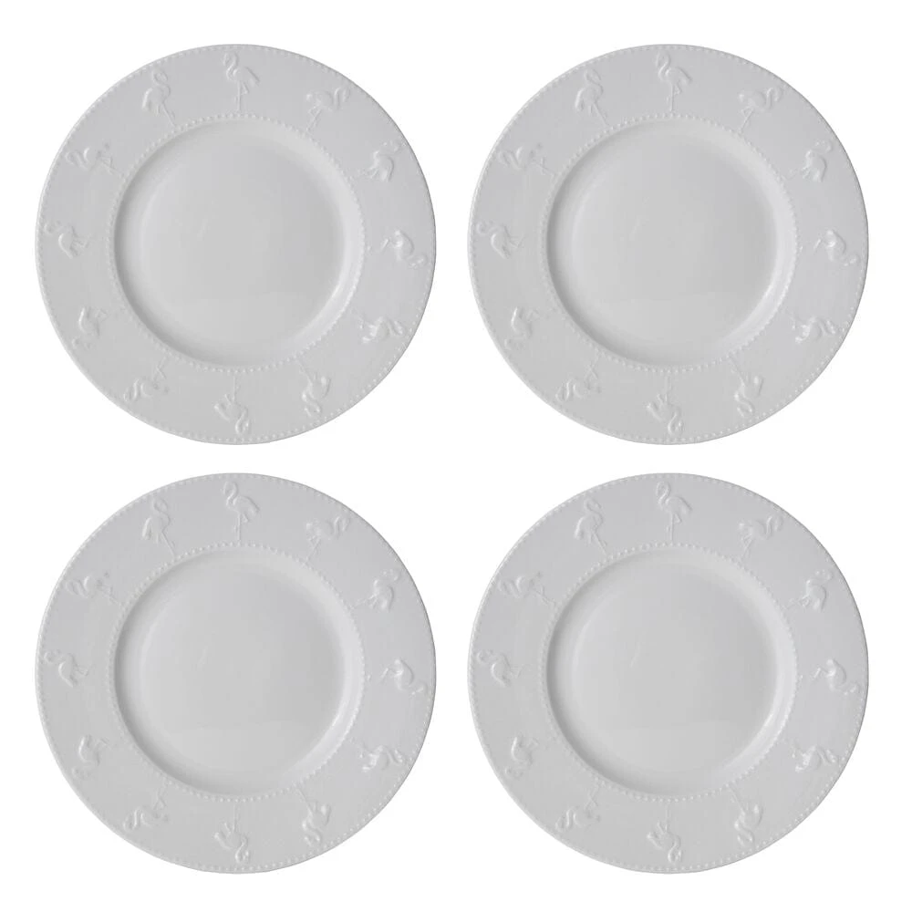 Flamingo White 16 Piece Dinnerware Set, Service For 4 6 Flamingo White 16 Piece Dinnerware Set, Service For 4 - Image 4