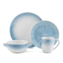 Logan 16 Piece Dinnerware Set, Service For 4 21 Logan 16 Piece Dinnerware Set, Service For 4 -Kitchen Utensils 5286181 Pfaltzgraff Logan 4PC PlaceSetting Silo