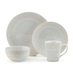 Vera 16 Piece Dinnerware Set, Service For 4 -Kitchen Utensils 5286184 Pfaltzgraff Vera 4PC PlaceSetting Silo
