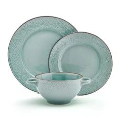 Kori Sage 12 Piece Dinnerware Set, Service For 4 19 Kori Sage 12 Piece Dinnerware Set, Service For 4 -Kitchen Utensils 5291252 PFZ Kori Sage 3pc silo