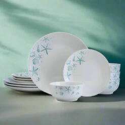 Tahiti 12 Piece Dinnerware Set, Service For 4 -Kitchen Utensils 5293648 SN Tahiti 12pc lifestyle