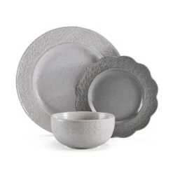 Gia 12 Piece Dinnerware Set, Service For 4 -Kitchen Utensils 5293901 PFZ Gia 3pc Dinnerware Silo