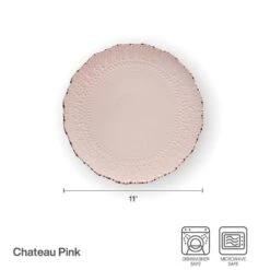 Chateau Pink Set Of 4 Dinner Plates -Kitchen Utensils 5296065 CP dinnerplate infographicupdated