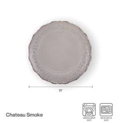 Chateau Smoke Set Of 4 Dinner Plates 10 Chateau Smoke Set Of 4 Dinner Plates -Kitchen Utensils 5296066 CS dinnerplate infographicupdated 1