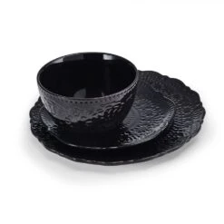 Chateau Midnight 12 Piece Dinnerware Set, Service For 4 17 Chateau Midnight 12 Piece Dinnerware Set, Service For 4 -Kitchen Utensils 5296078 PFZ Chateau Navy 3pc Set Silo 3Q