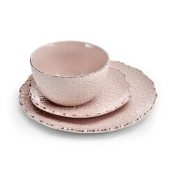 Chateau Pink 12 Piece Dinnerware Set, Service For 4 17 Chateau Pink 12 Piece Dinnerware Set, Service For 4 -Kitchen Utensils 5296079 3Qupdated