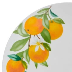 Oranges 12 Piece Dinnerware Set, Service For 4 14 Oranges 12 Piece Dinnerware Set, Service For 4 -Kitchen Utensils 5296703 SN Oranges dinner plate detail