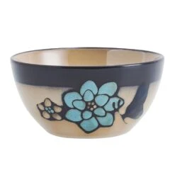 Painted Butterfly Blue 12 Piece Dinnerware Set, Service For 4 18 Painted Butterfly Blue 12 Piece Dinnerware Set, Service For 4 -Kitchen Utensils 5296888 PFZ PaintedButterflyBlue cereal bowl silo 1