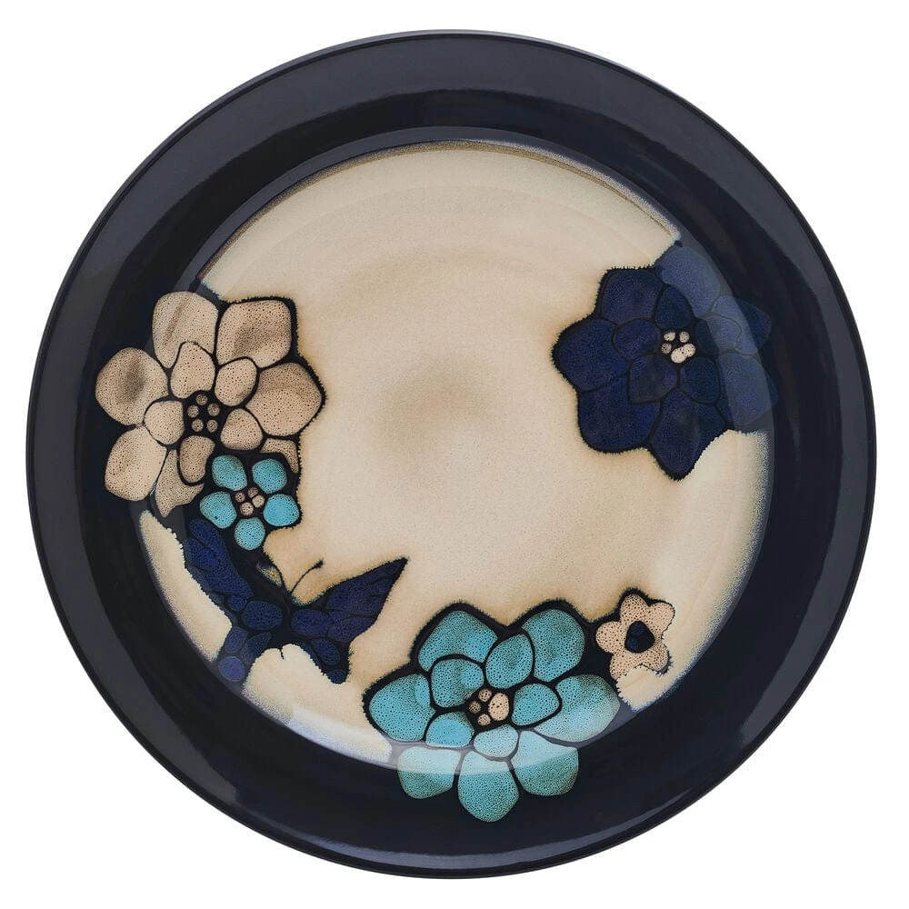 Painted Butterfly Blue 12 Piece Dinnerware Set, Service For 4 8 Painted Butterfly Blue 12 Piece Dinnerware Set, Service For 4 - Image 6