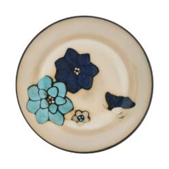 Painted Butterfly Blue 12 Piece Dinnerware Set, Service For 4 17 Painted Butterfly Blue 12 Piece Dinnerware Set, Service For 4 -Kitchen Utensils 5296888 PFZ PaintedButterflyBlue salad plate silo 1