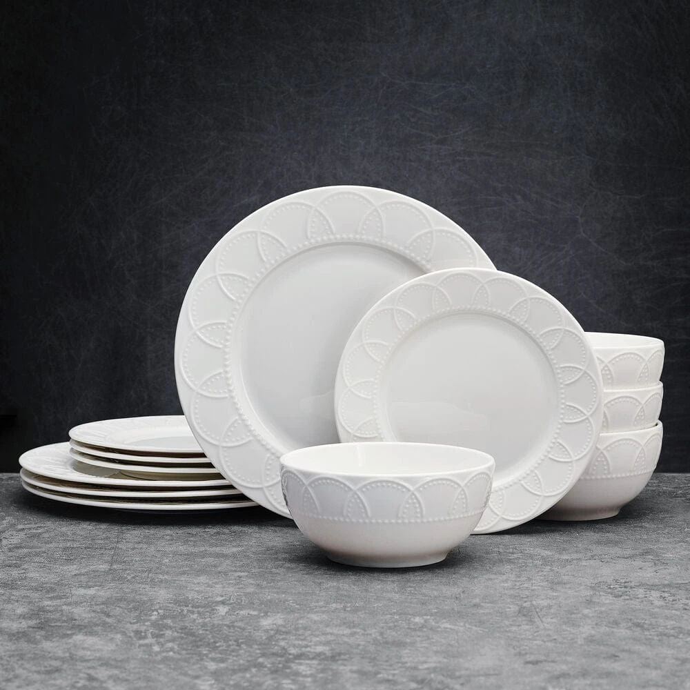 Jules 12 Piece Dinnerware Set, Service For 4 4 Jules 12 Piece Dinnerware Set, Service For 4 - Image 2