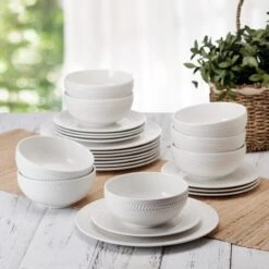 Josephine 24 Piece Dinnerware Set, Service For 8 13 Josephine 24 Piece Dinnerware Set, Service For 8 -Kitchen Utensils 5311501 LS2 josephine 24pc dinnerware set