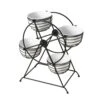 Ferris Wheel Entertaining Dip Bowl Serving Caddy 1 Ferris Wheel Entertaining Dip Bowl Serving Caddy -Kitchen Utensils 5312721 3Q rotating condiment caddy