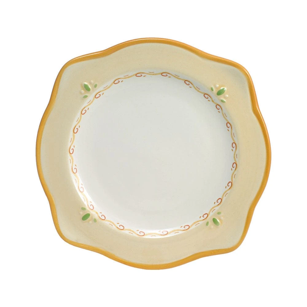 Villa Della Luna® Set Of 4 Scalloped Salad Plates 6 Villa Della Luna® Set Of 4 Scalloped Salad Plates - Image 4