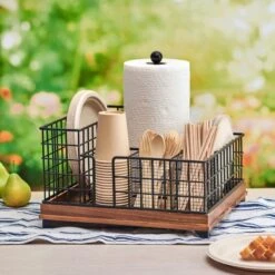 Grid Hostess Picnic Storage Caddy 11 Grid Hostess Picnic Storage Caddy -Kitchen Utensils Grid Storage and Serving Storage Caddy 5312971 3