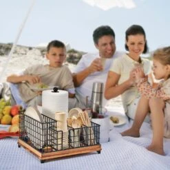 Grid Hostess Picnic Storage Caddy 12 Grid Hostess Picnic Storage Caddy -Kitchen Utensils Grid Storage and Serving Storage Caddy 5312971 4