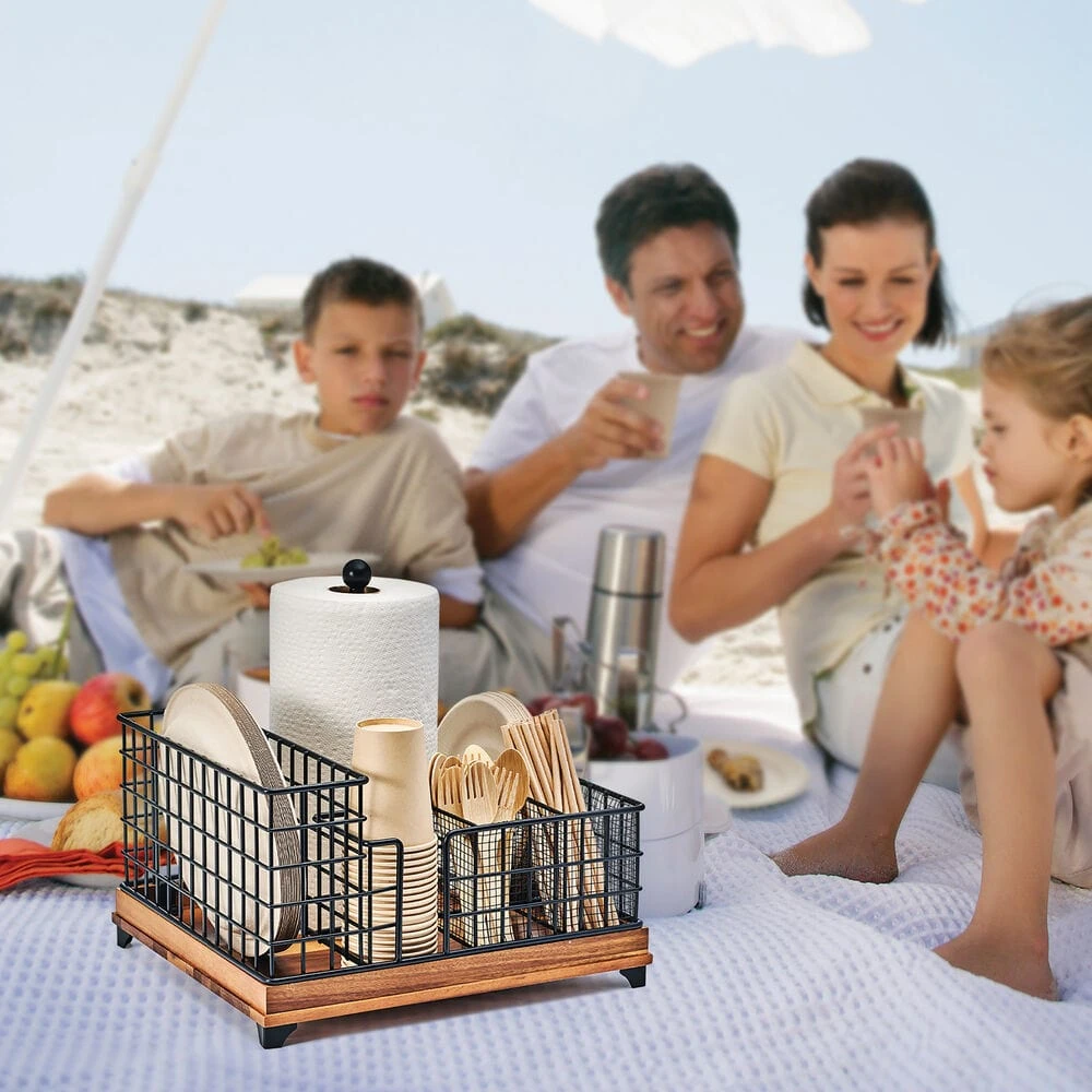 Grid Hostess Picnic Storage Caddy 6 Grid Hostess Picnic Storage Caddy - Image 4