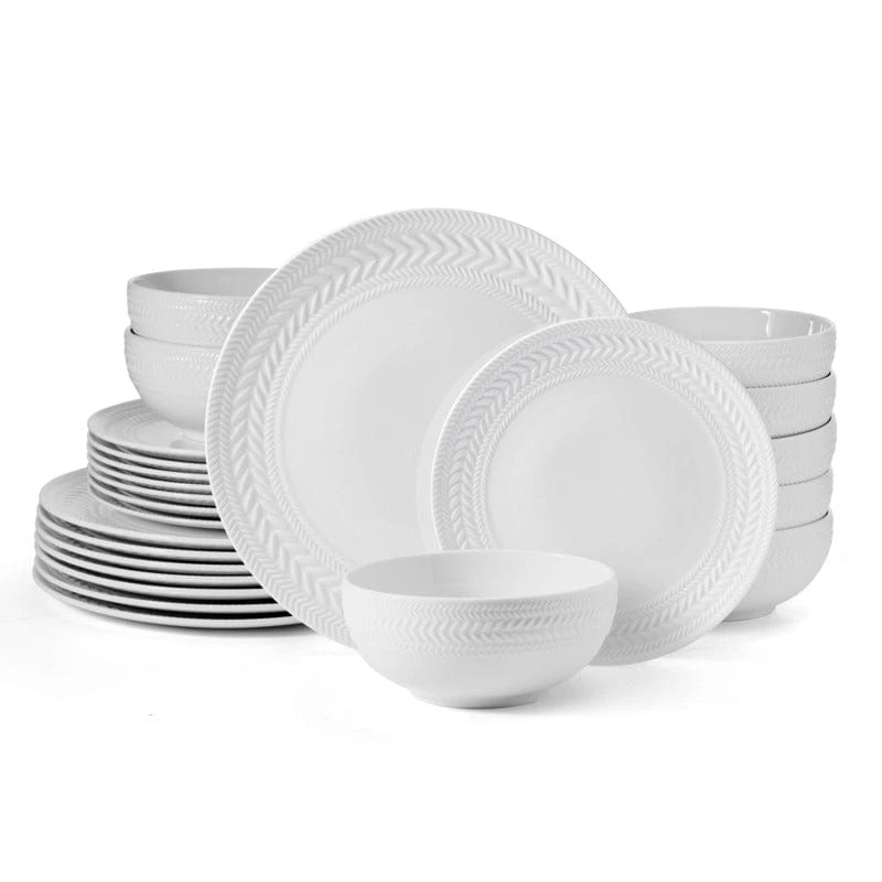 Josephine 24 Piece Dinnerware Set, Service For 8 3 Josephine 24 Piece Dinnerware Set, Service For 8