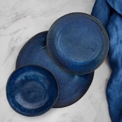 Racheal 12 Piece Dinnerware Set, Service For 4 15 Racheal 12 Piece Dinnerware Set, Service For 4 -Kitchen Utensils Rachael Blue 12 Piece Dinnerware Set 5312991 3