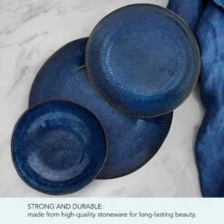 Racheal 12 Piece Dinnerware Set, Service For 4 18 Racheal 12 Piece Dinnerware Set, Service For 4 -Kitchen Utensils Rachael Blue 12 Piece Dinnerware Set 5312991 6