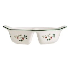 Winterberry® Divided Vegetable Bowl 7 Winterberry® Divided Vegetable Bowl -Kitchen Utensils Winterberry Divided Oval Bowl 5307870 3
