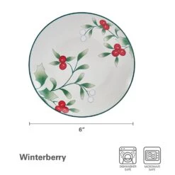 Winterberry® Set Of 4 Appetizer Plates, 6 Inch -Kitchen Utensils Winterberry Set of 4 Appetizer Plates 5295768 5