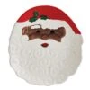 Winterberry® African American Santa Figural Cookie Plate -Kitchen Utensils Winterberry African American Santa Figural Cookie Plate 5308738 1