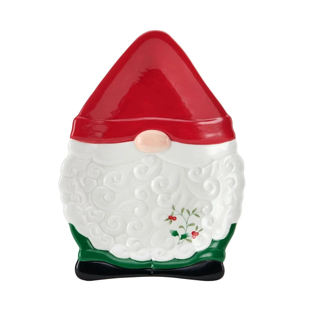 Winterberry® Gnome Figural Cookie Plate 3 Winterberry® Gnome Figural Cookie Plate