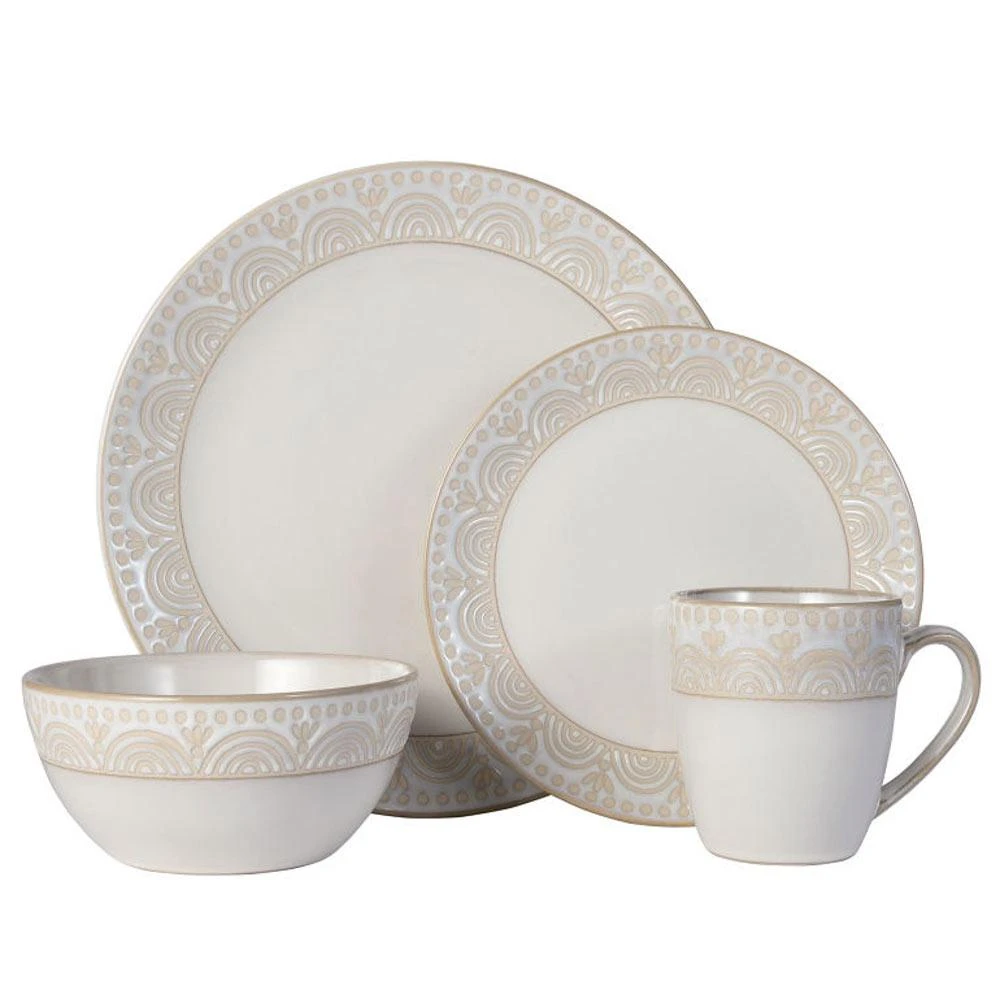 Amelia 16 Piece Dinnerware Set, Service For 4 3 Amelia 16 Piece Dinnerware Set, Service For 4