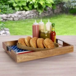 American Flag Lazy Susan Serve Tray 9 American Flag Lazy Susan Serve Tray -Kitchen Utensils american flag lazy susan serve tray 5266467 4