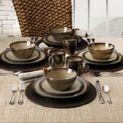 Anastasia Cream 16 Piece Dinnerware Set, Service For 4 -Kitchen Utensils anastasia cream 16 piece dinnerware set service for 4 5239014 3