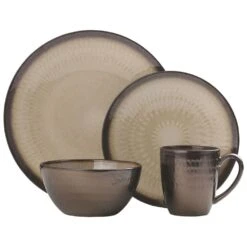 Anastasia Cream 16 Piece Dinnerware Set, Service For 4 -Kitchen Utensils anastasia cream 16 piece dinnerware set service for 4 5239014 4