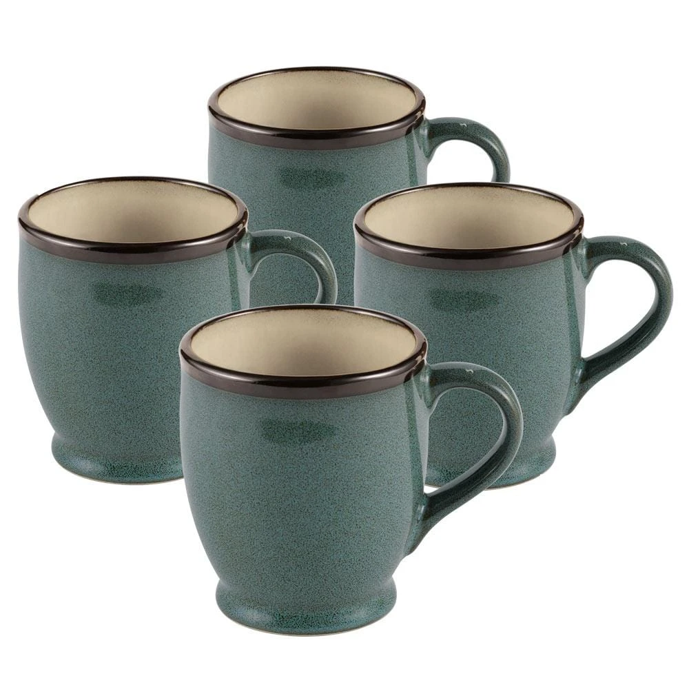 Belmont Set Of 4 Blue Mugs 3 Belmont Set Of 4 Blue Mugs