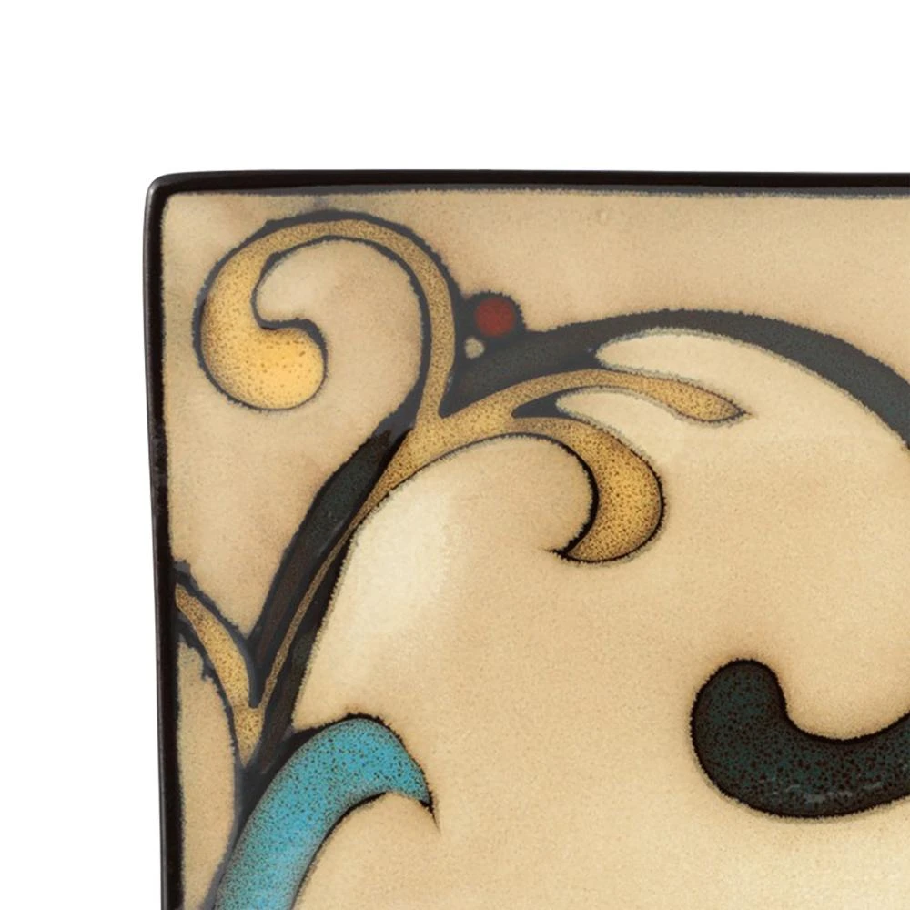 Belmont Set Of 4 Square Leaves Salad Plates 4 Belmont Set Of 4 Square Leaves Salad Plates - Image 2