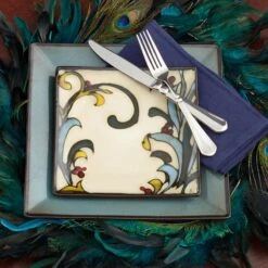 Belmont Set Of 4 Square Leaves Salad Plates 7 Belmont Set Of 4 Square Leaves Salad Plates -Kitchen Utensils belmont set of 4 square leaves salad plates K45091054 3