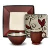 Belmont Square Red Vine Dinnerware Set 2 Belmont Square Red Vine Dinnerware Set -Kitchen Utensils belmont square red vine dinnerware set K165231304 3
