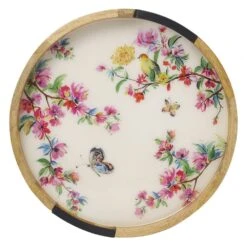 Bird And Butterfly Lazy Susan Serve Tray -Kitchen Utensils bird and butterfly lazy susan serve tray 5292394 6