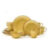 Bumble Bee Yellow 16 Piece Dinnerware Set, Service For 4