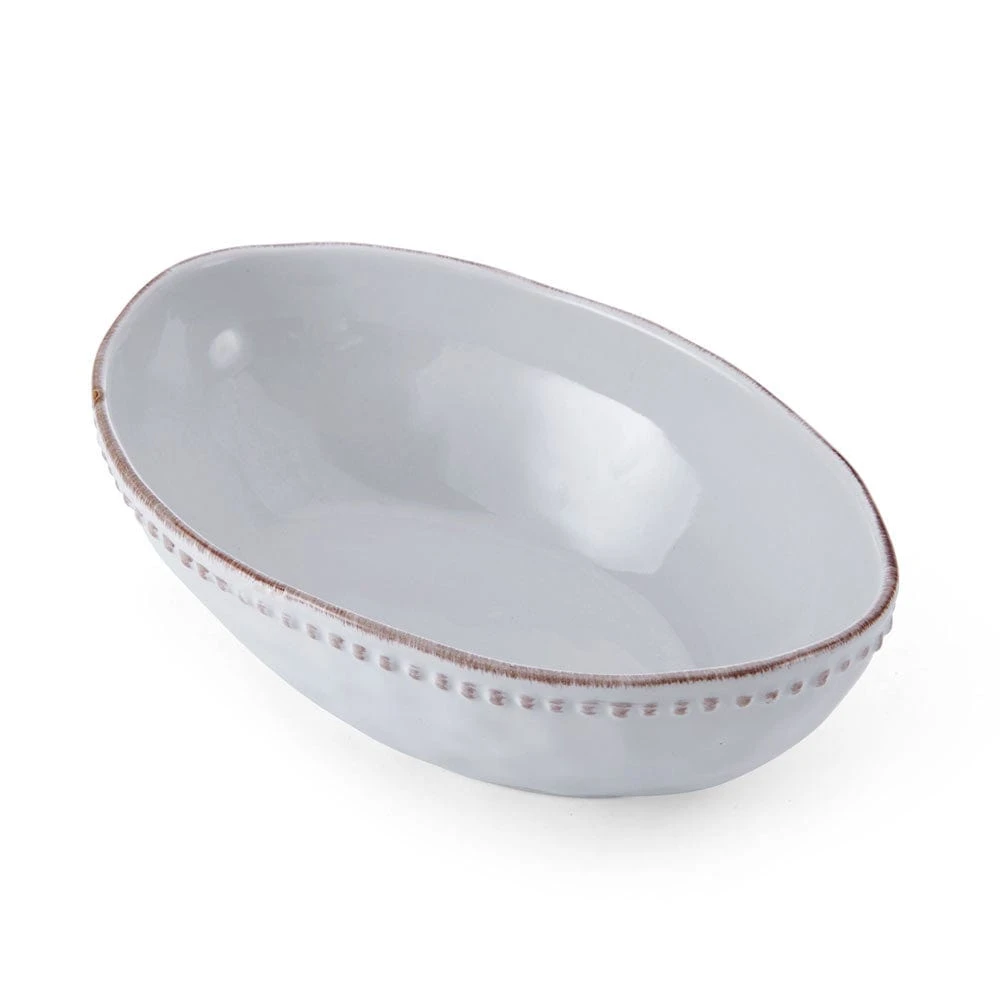 Canyon Bead Oval Serve Bowl 3 Canyon Bead Oval Serve Bowl